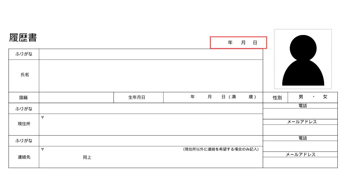 履歴書の提出日