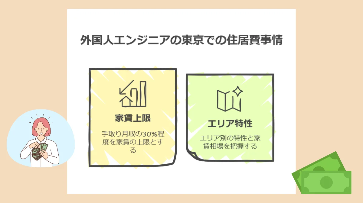 1.外国人ITエンジニアの東京での住居費事情