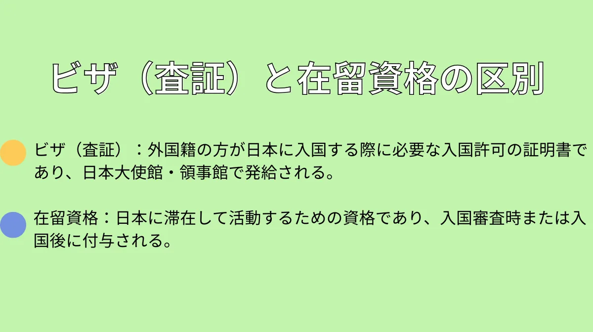 2.日本で外国籍人材が働くための資格要件