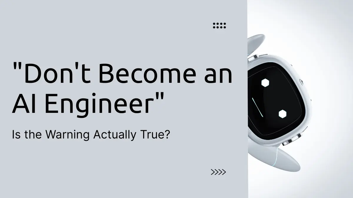 Don’t Become an AI Engineer Unless You Know These 6 Thingsの画像