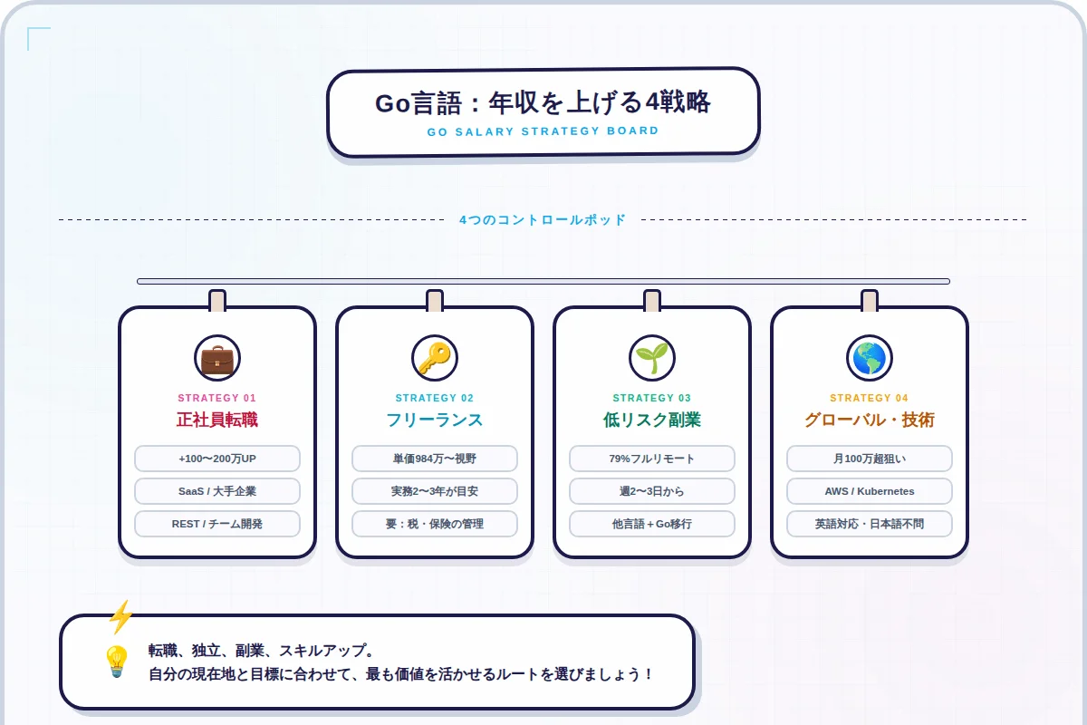 5. Go言語エンジニアが年収を上げる具体的な方法